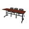 Kobe Rectangle FlipTop Table, 84" W, 29" H, Laminate Top, Cherry MKFT8424CH47BK - alternate 1